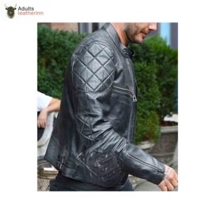 Mens Genuine Leather David Beckham Replica Coat Jacket Most Sizes