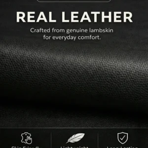 Men’s Black Cafe Racer Style Leather Jacket | Padded Shoulders